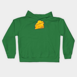 Cheese Cartoon Illustration Kids Hoodie